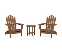 Thumbnail for Trex 3-Piece Monterey Bay Folding Adirondack Set