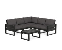 Thumbnail for Trex Eastport 6-Piece Deep Seating Sectional + Coffee Table Set