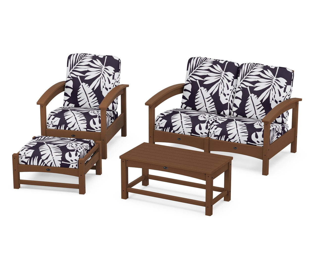 Trex Rockport 4-Piece Deep Seating Conversation Group