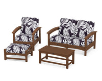 Thumbnail for Trex Rockport 4-Piece Deep Seating Conversation Group