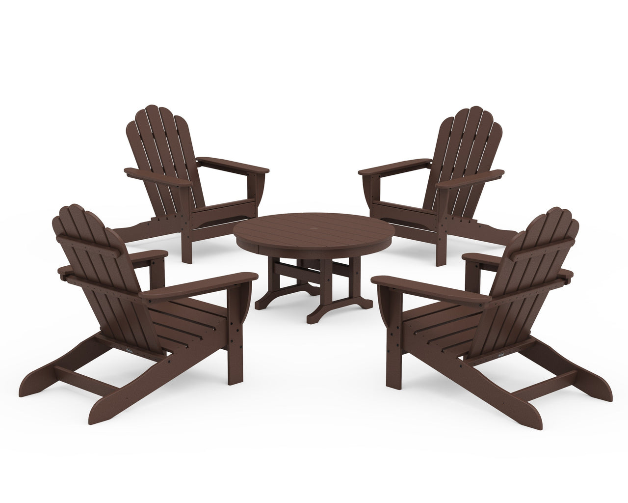 Trex 5-Piece Monterey Bay Oversized Adirondack Chair Conversation Group