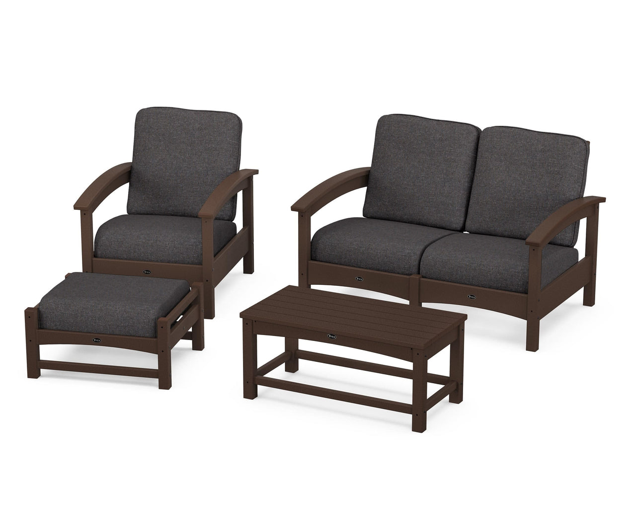 Trex Rockport 4-Piece Deep Seating Conversation Group