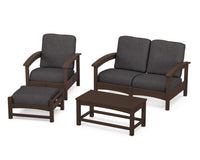 Thumbnail for Trex Rockport 4-Piece Deep Seating Conversation Group
