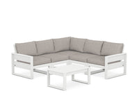 Thumbnail for Trex Eastport 6-Piece Deep Seating Sectional + Coffee Table Set