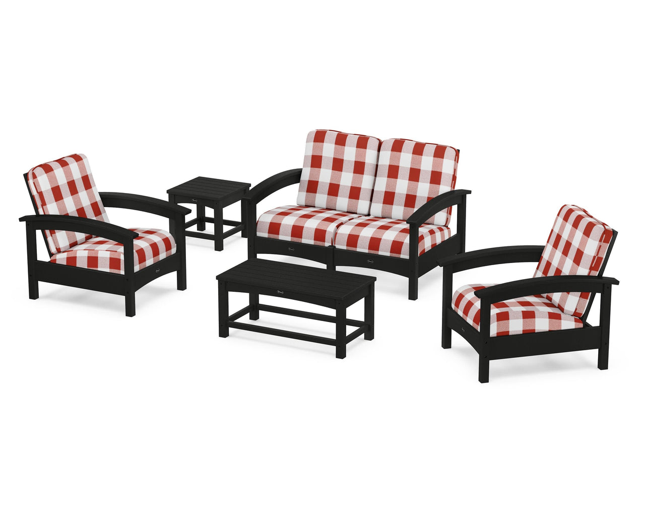 Trex Rockport Club 6-Piece Deep Seating Conversation Set