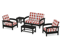 Thumbnail for Trex Rockport Club 6-Piece Deep Seating Conversation Set