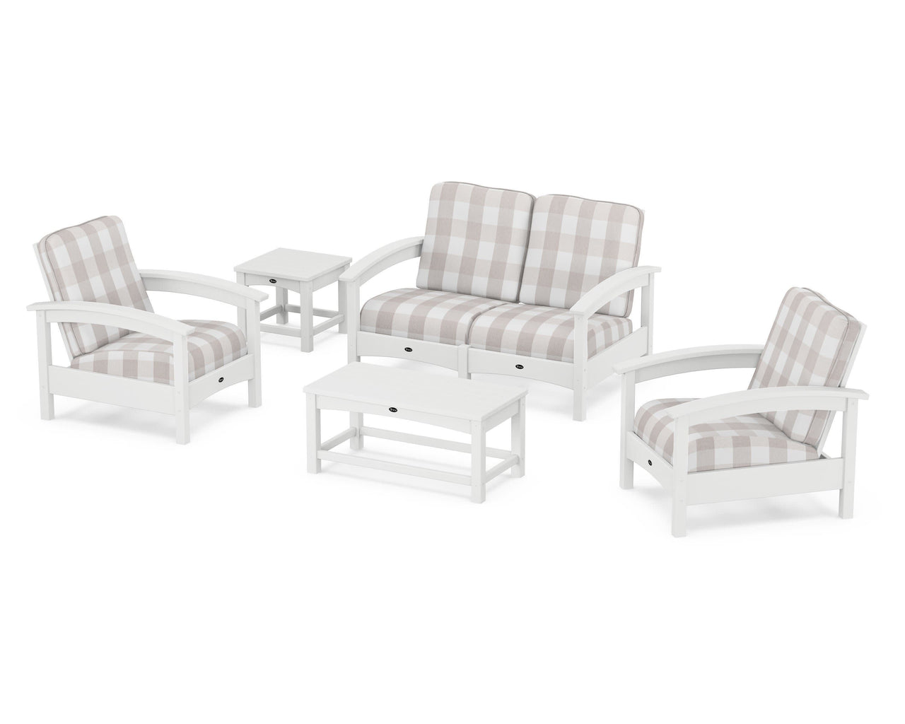 Trex Rockport Club 6-Piece Deep Seating Conversation Set