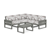 Thumbnail for Trex Eastport 6-Piece Deep Seating Sectional + Coffee Table Set