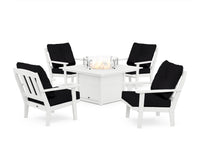 Thumbnail for Trex Cape Cod 5-Piece Deep Seating Set with Fire Pit Table