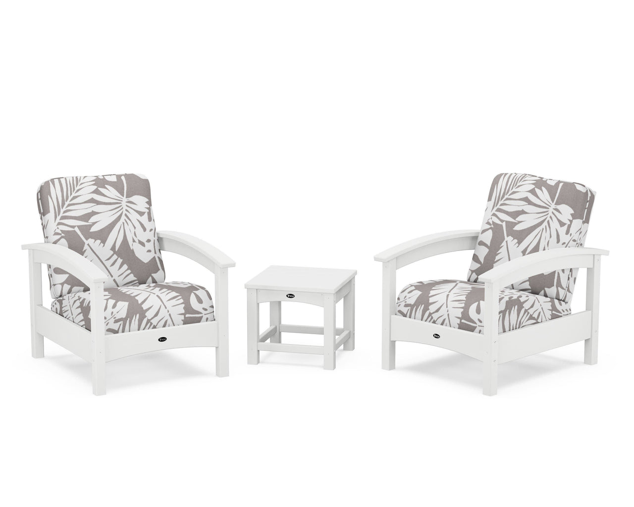 Trex Rockport Club 3-Piece Deep Seating Conversation Set