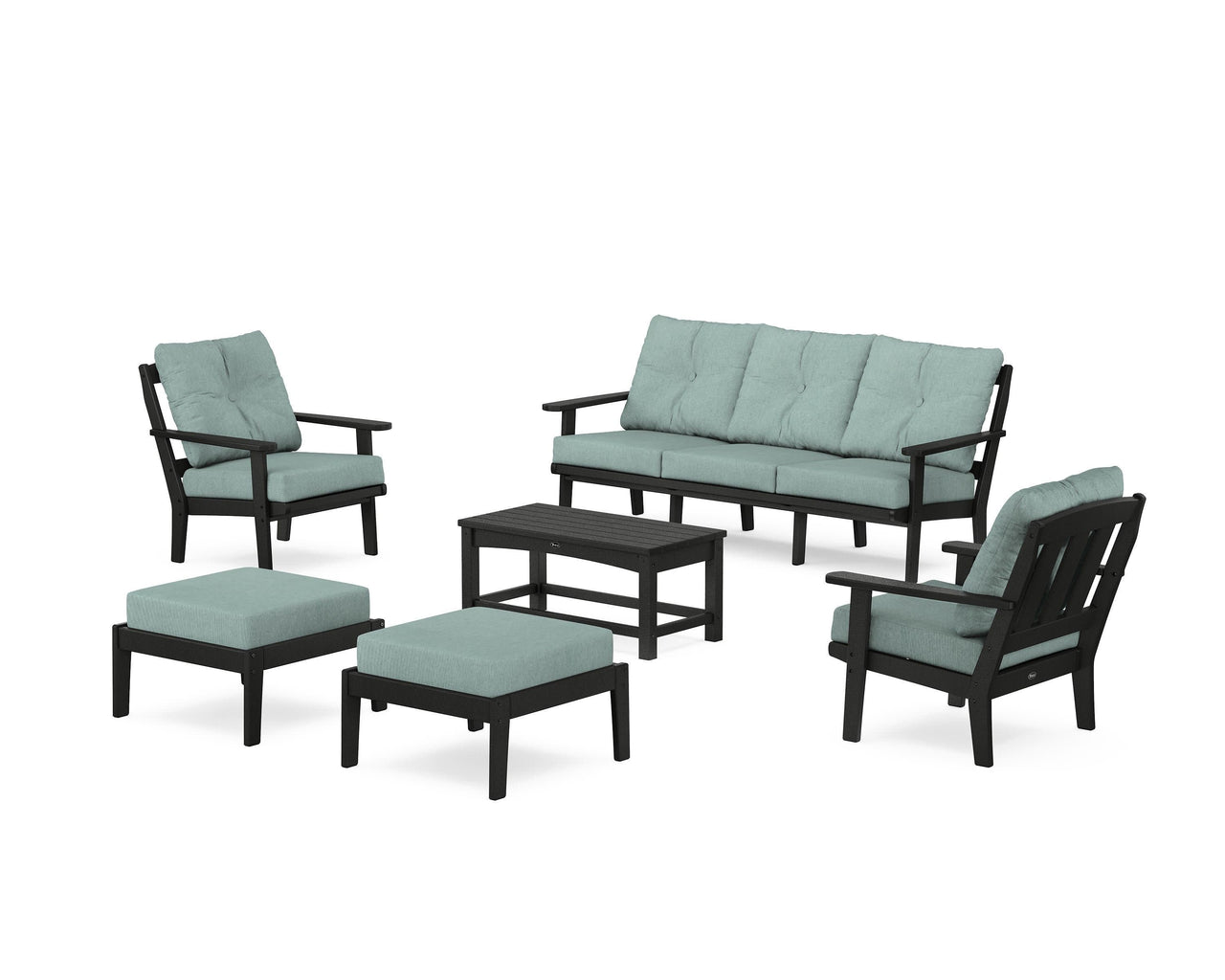 Trex Cape Cod 6-Piece Lounge Sofa Set