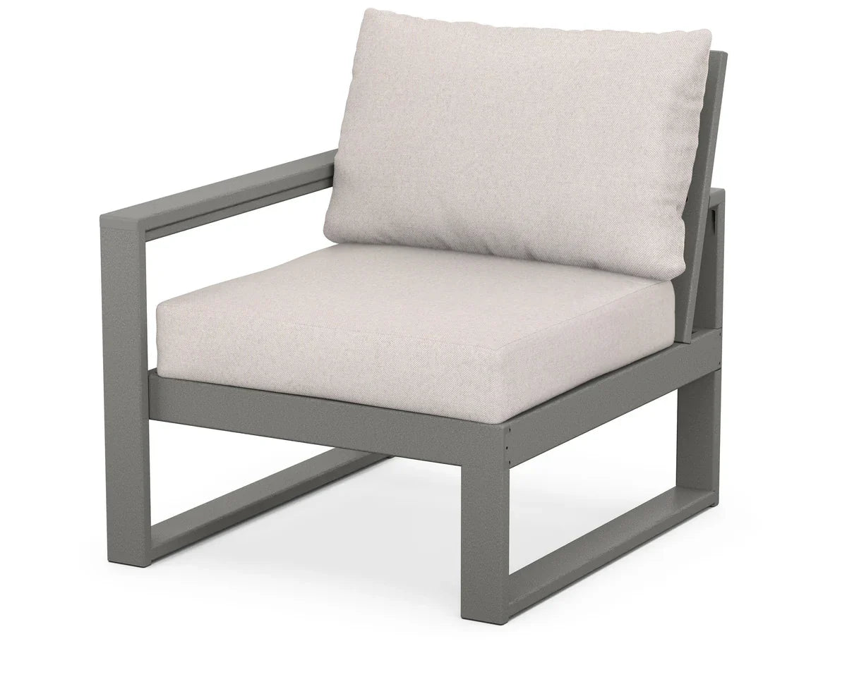 Polywood Edge Modular Left Arm Chair