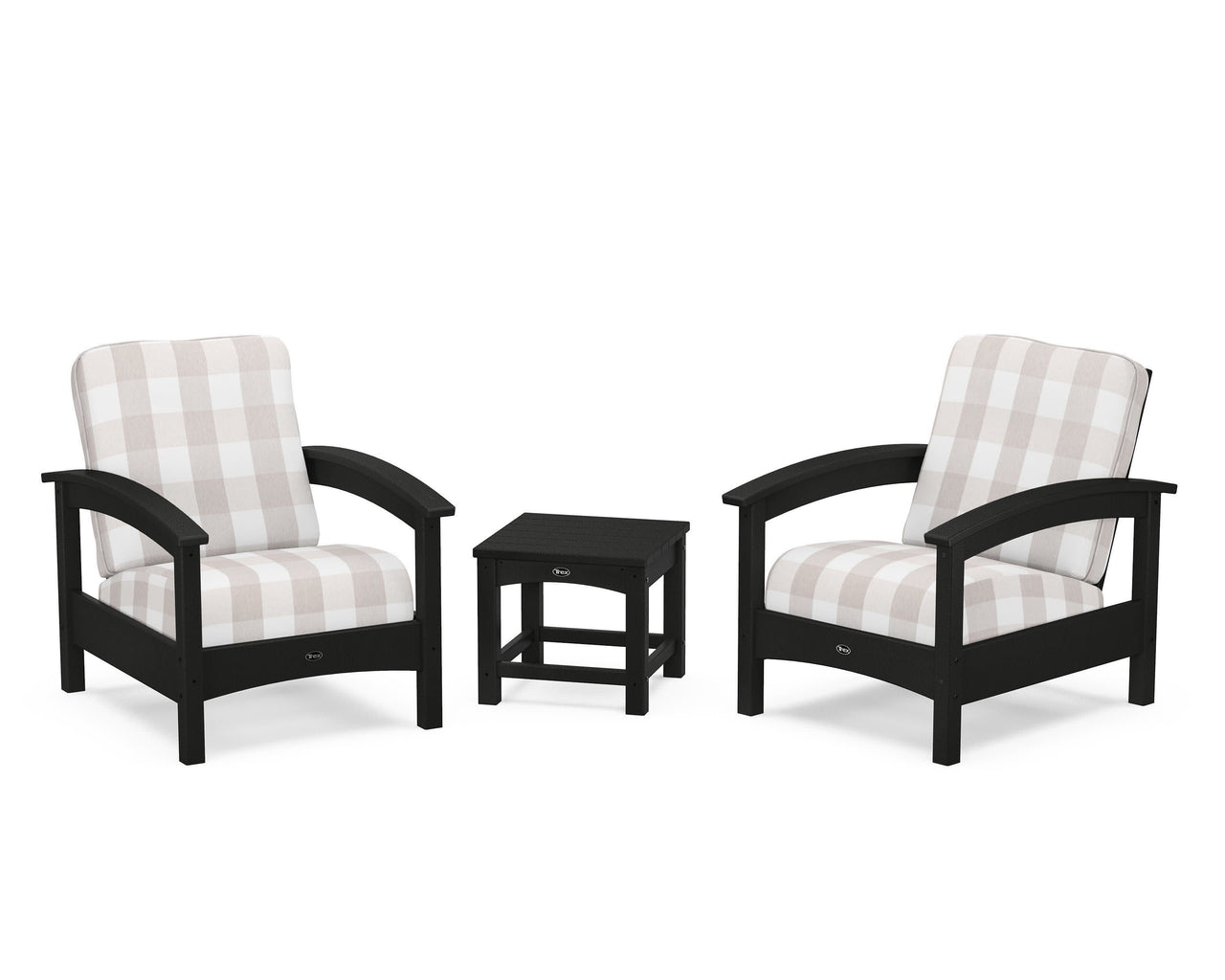 Trex Rockport Club 3-Piece Deep Seating Conversation Set