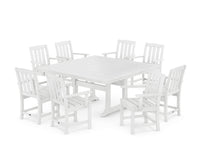 Thumbnail for Trex Cape Cod 9-Piece Square Farmhouse Dining Set with Trestle Legs
