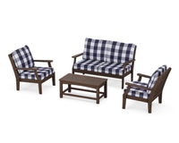 Thumbnail for Trex Yacht Club 4-Piece Deep Seating Chair Set