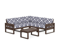 Thumbnail for Trex Eastport 6-Piece Deep Seating Sectional + Coffee Table Set