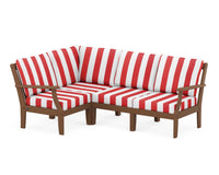Thumbnail for Trex Yacht Club Modular 4-Piece Deep Seating Set