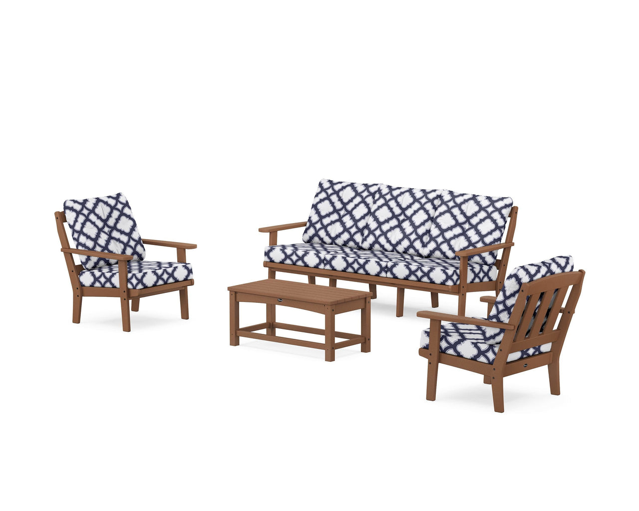 Trex Cape Cod 4-Piece Deep Seating Set with Sofa