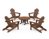 Thumbnail for Trex 5-Piece Monterey Bay Folding Adirondack Chair Conversation Group