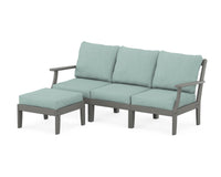 Thumbnail for Trex Yacht Club Modular 4-Piece Deep Seating Set with Ottoman