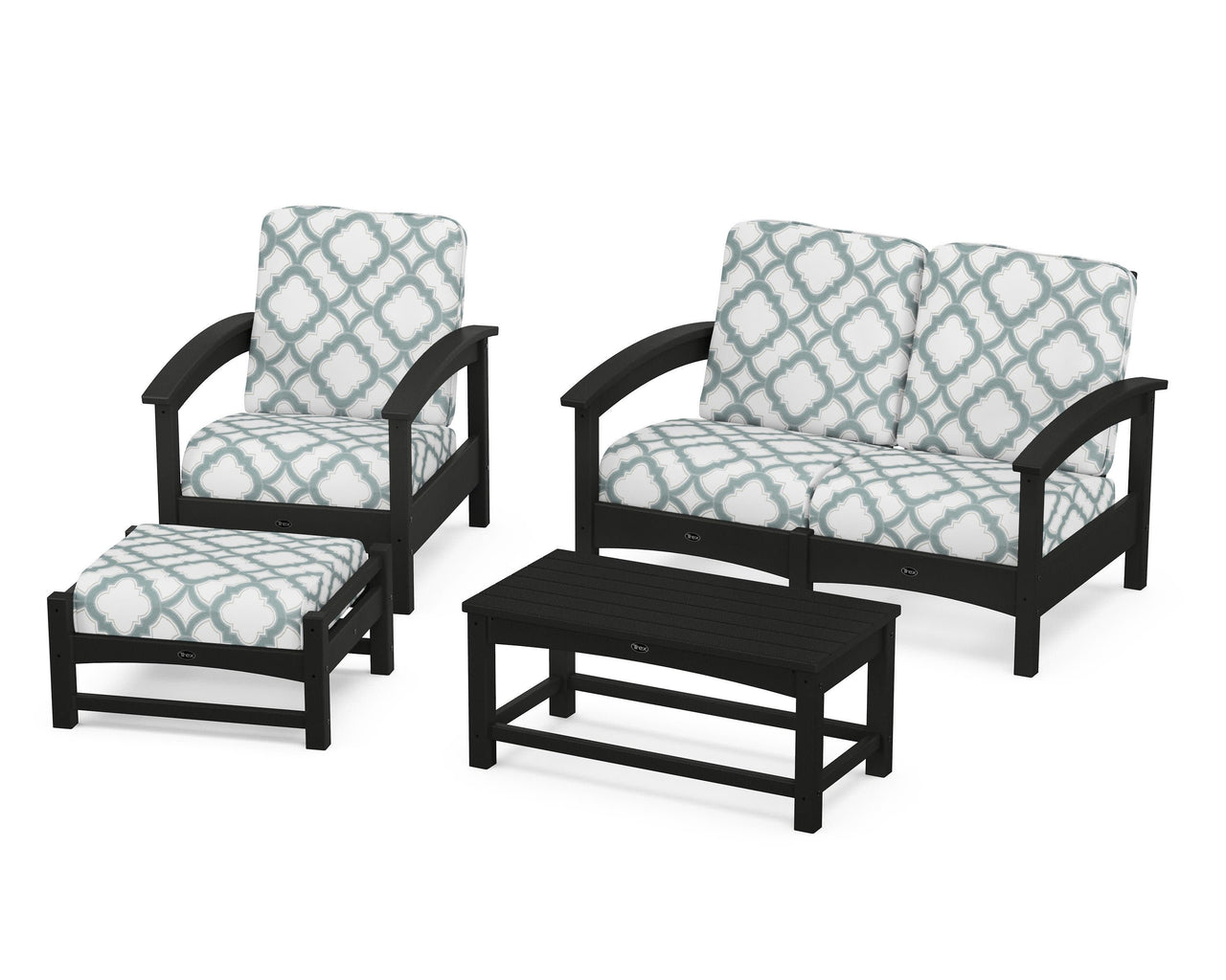 Trex Rockport 4-Piece Deep Seating Conversation Group
