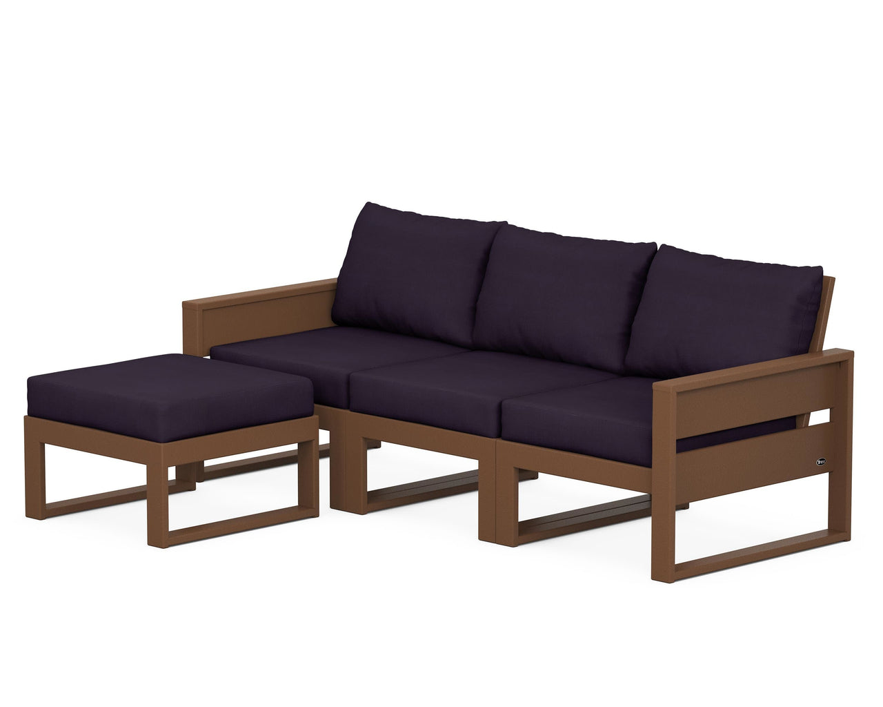 Trex Eastport 4- Piece Sectional with Ottoman