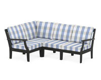 Thumbnail for Trex Yacht Club Modular 4-Piece Deep Seating Set