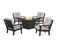 Thumbnail for Trex Cape Cod 5-Piece Deep Seating Set with Fire Pit Table