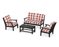 Thumbnail for Trex Yacht Club 4-Piece Deep Seating Chair Set