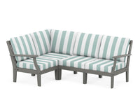 Thumbnail for Trex Yacht Club Modular 4-Piece Deep Seating Set