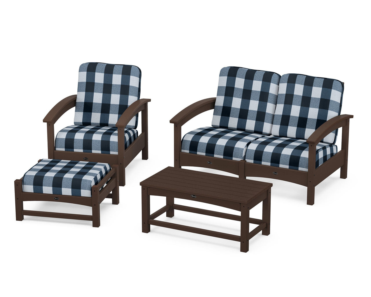 Trex Rockport 4-Piece Deep Seating Conversation Group