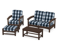 Thumbnail for Trex Rockport 4-Piece Deep Seating Conversation Group