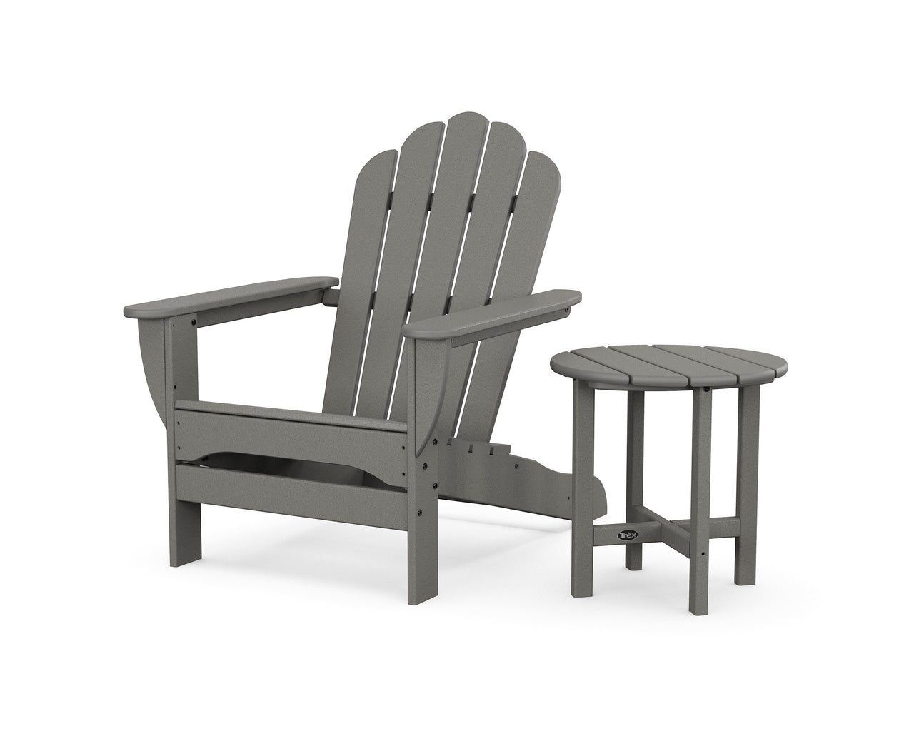 Trex Monterey Bay Oversized Adirondack Chair with Side Table