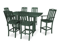 Thumbnail for Trex Yacht Club 7-Piece Farmhouse Trestle Bar Set