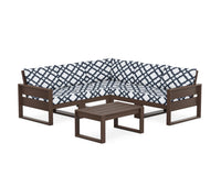 Thumbnail for Trex Eastport 6-Piece Deep Seating Sectional + Coffee Table Set