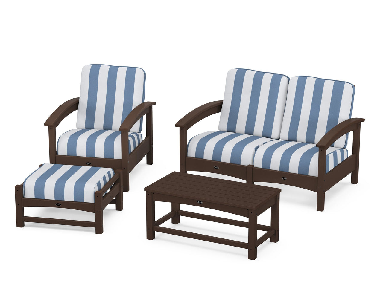 Trex Rockport 4-Piece Deep Seating Conversation Group