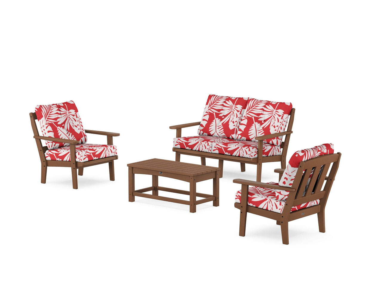 Trex Cape Cod 4-Piece Deep Seating Set with Loveseat