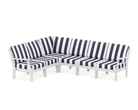 Thumbnail for Trex Yacht Club Modular 6-Piece Deep Seating Set