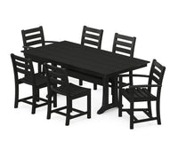 Thumbnail for Trex Monterey Bay 7-Piece Farmhouse Trestle Dining Set