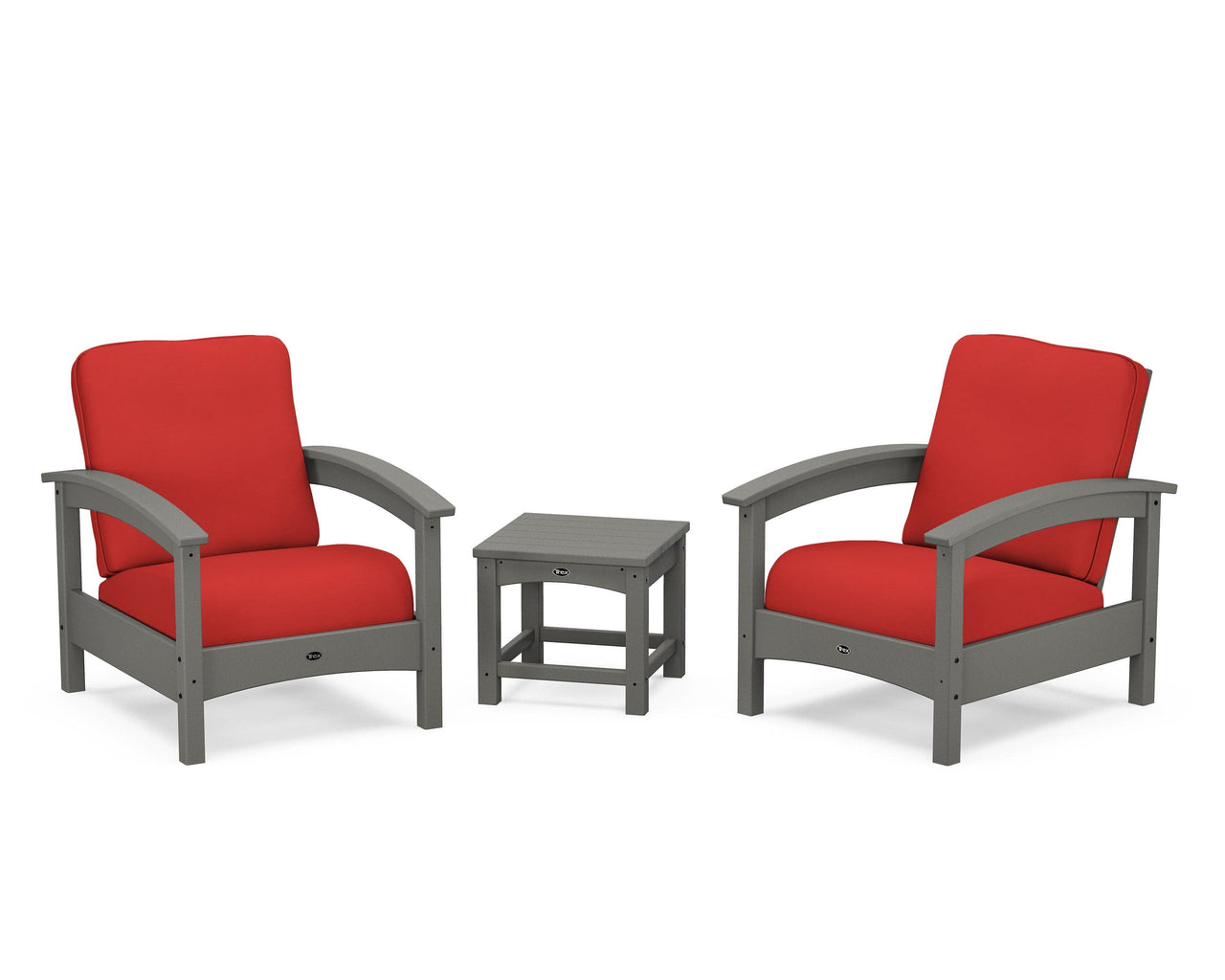 Trex Rockport Club 3-Piece Deep Seating Conversation Set