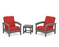 Thumbnail for Trex Rockport Club 3-Piece Deep Seating Conversation Set