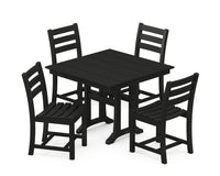 Thumbnail for Trex Monterey Bay 5-Piece Farmhouse Trestle Side Chair Dining Set