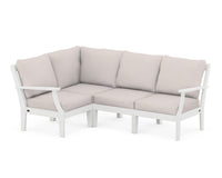 Thumbnail for Trex Yacht Club Modular 4-Piece Deep Seating Set