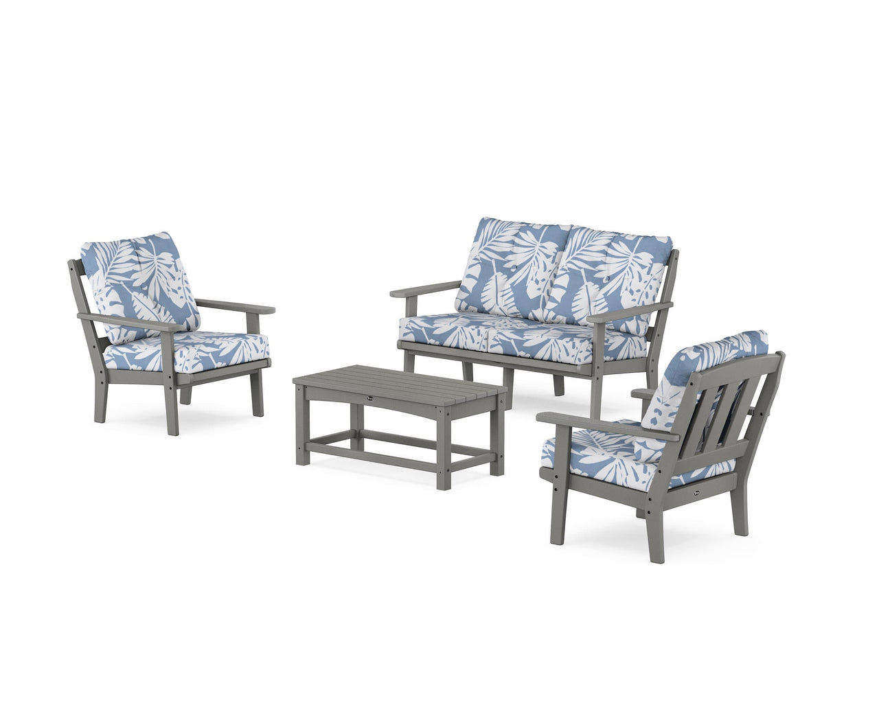 Trex Cape Cod 4-Piece Deep Seating Set with Loveseat