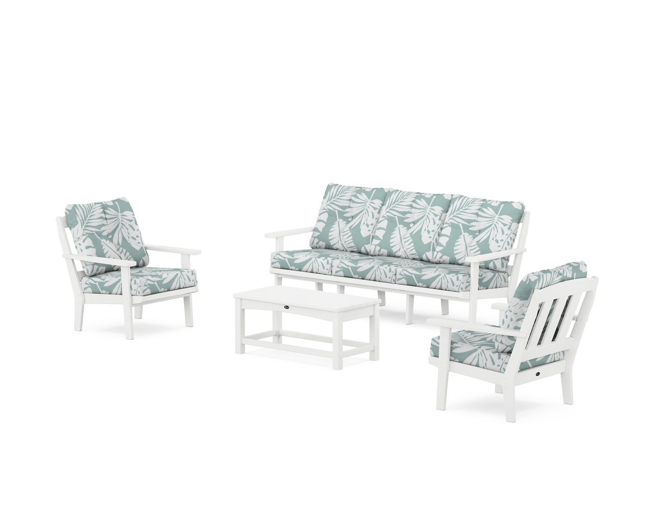 Trex Cape Cod 4-Piece Deep Seating Set with Sofa