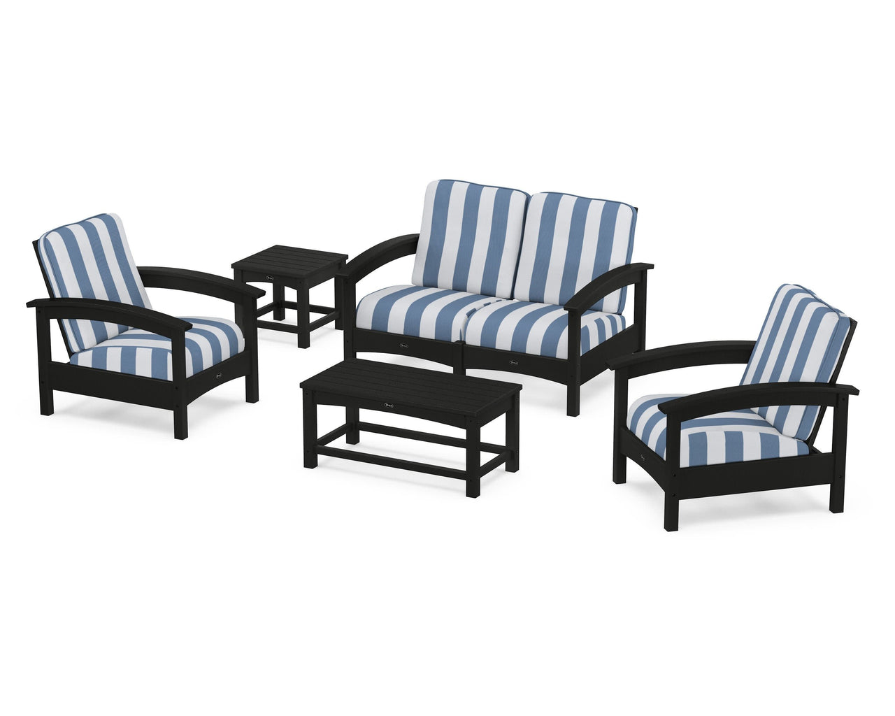 Trex Rockport Club 6-Piece Deep Seating Conversation Set