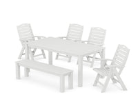 Thumbnail for Trex Yacht Club Highback Chair 6-Piece Parsons Dining Set with Bench