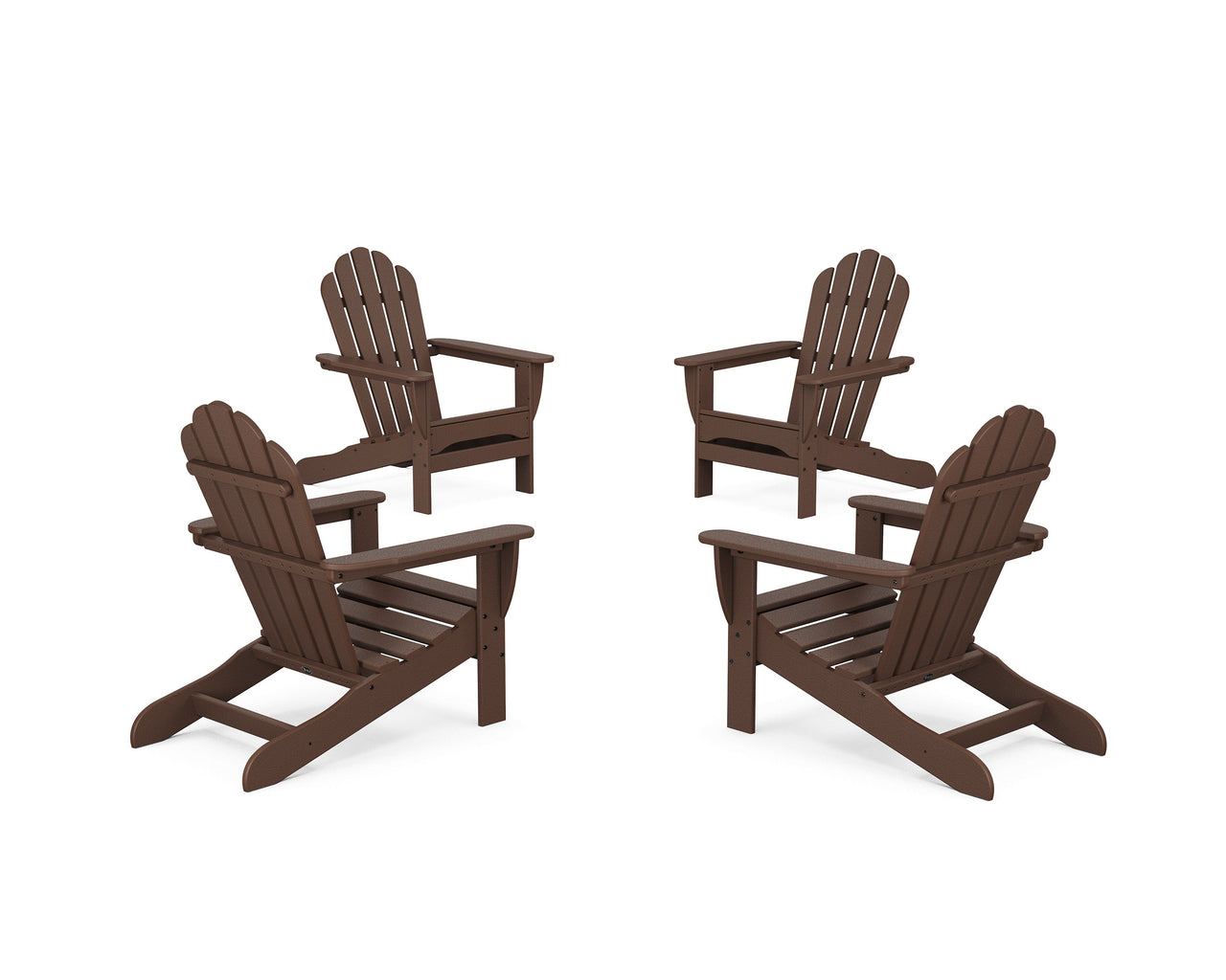 Trex 4-Piece Monterey Bay Adirondack Chair Conversation Set