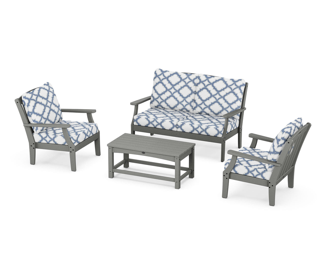 Trex Yacht Club 4-Piece Deep Seating Chair Set