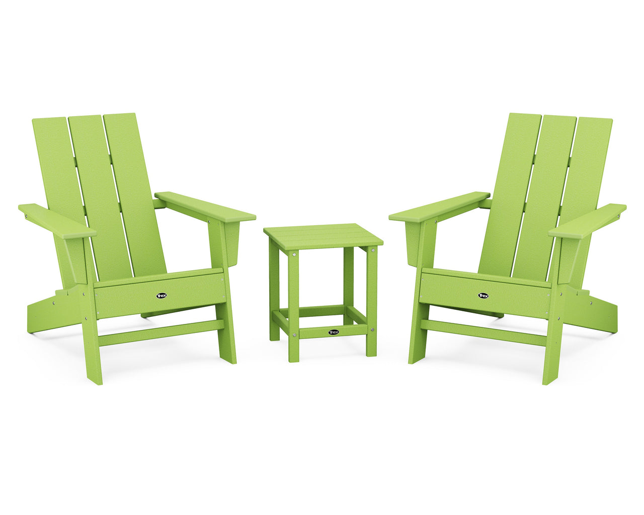 Trex Eastport 3-Piece Modern Adirondack Set